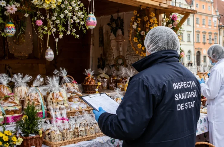 Controale DSP Sibiu înainte și în timpul Sărbătorilor Pascale: 63 de verificări și 13 sancțiuni