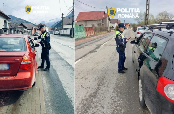 Controale de Paști ale polițiștilor din Sibiu: produse contrafăcute confiscate, amenzi de peste 180.000 de lei și sute de persoane legitimate