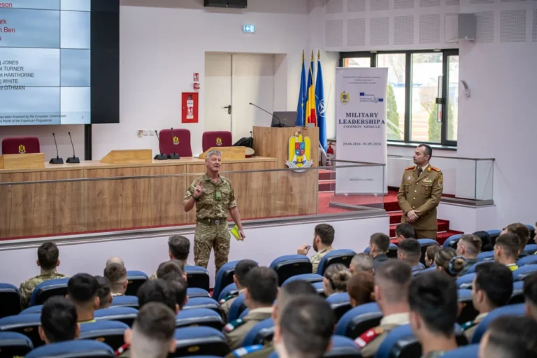 La Academia Forțelor Terestre din Sibiu se desfășoară modulul internațional Military Leadership