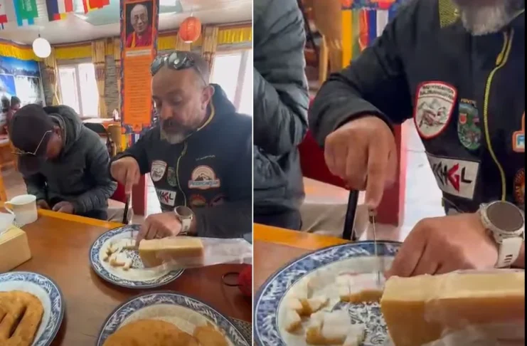 Un sibian a dus slănină din Bogatu Român (jud. Sibiu) până în Himalaya!