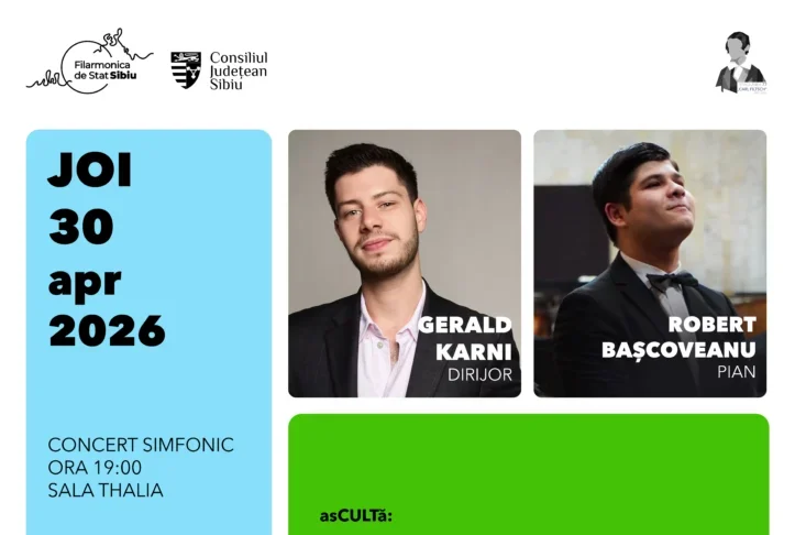 De la Bach la Schoenberg: concertul care încheie luna aprilie la Filarmonica de Stat Sibiu