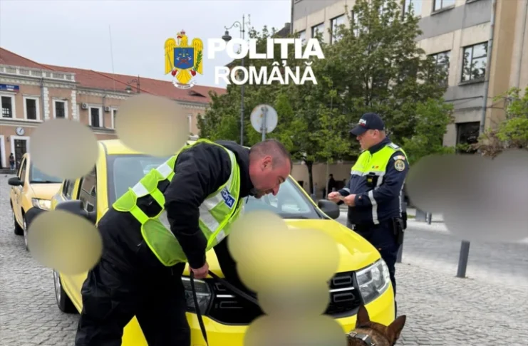 Razie de amploare în zona Gării Sibiu: Zeci de taximetriști verificați de polițiști!