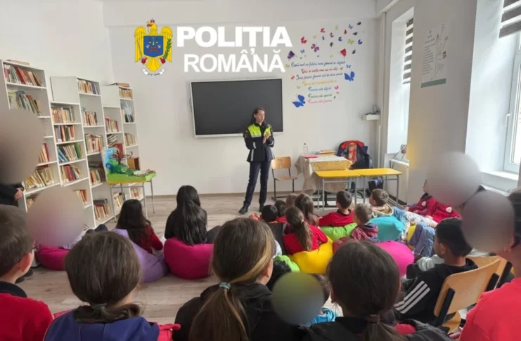 Siguranța în școli, prioritate pentru polițiștii sibieni: Razii și activități preventive în Tălmaciu și Tălmăcel!
