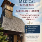 RECUNOȘTINȚĂ ȘI POMENIRE LA SPITALUL JUDEȚEAN SIBIU: Ziua Asistentului Medical, marcată prin rugăciune și momente comemorative