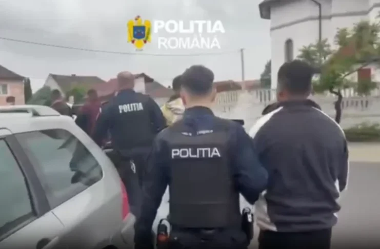 Agresiune pe o terasă din Dumbrăveni: Patru bărbați au fost reținuți de polițiști!