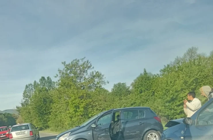 Accident la ieșirea din Cisnădie, spre DN