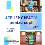 Atelier creativ pentru copii la Biblioteca ASTRA Sibiu: „Antenuță – prietenul copiilor”