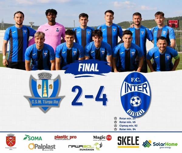 Inter Sibiu a încheiat campionatul cu o victorie