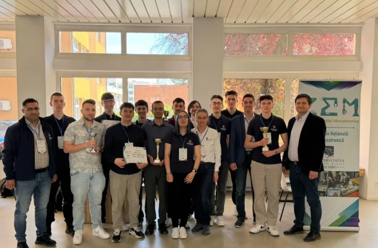 Studenții ULBS obțin cele mai multe premii la Olimpiada Națională de Mecatronică: Universitatea „Lucian Blaga” Sibiu – pe primul loc la nivel național, pentru al doilea an consecutiv