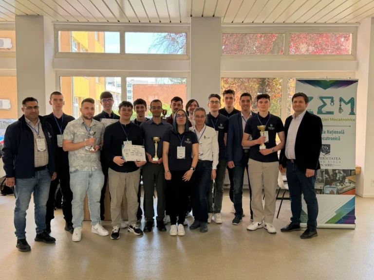 Studenții ULBS obțin cele mai multe premii la Olimpiada Națională de Mecatronică: Universitatea „Lucian Blaga” Sibiu – pe primul loc la nivel național, pentru al doilea an consecutiv