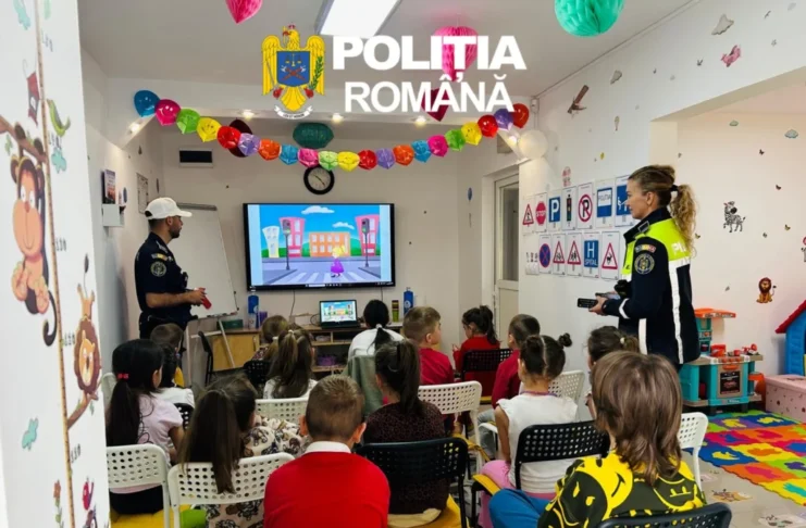 Acțiuni preventive ale Serviciului Rutier Sibiu dedicate educației rutiere