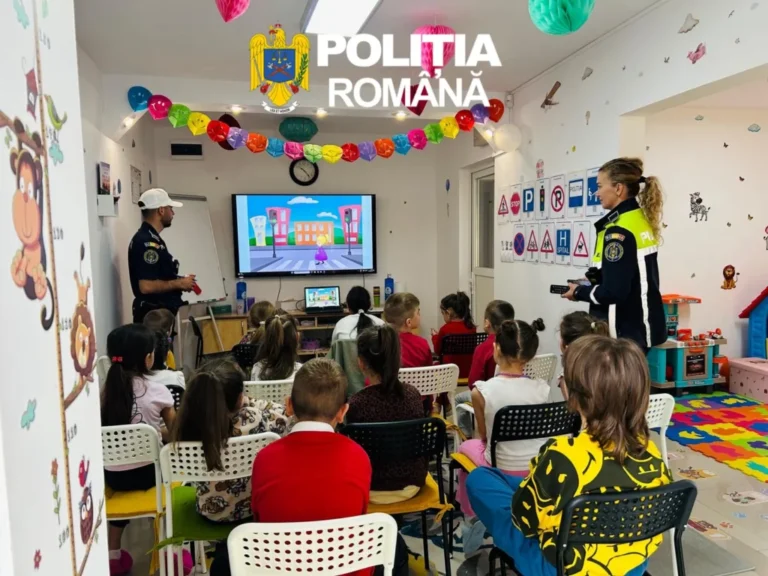 Acțiuni preventive ale Serviciului Rutier Sibiu dedicate educației rutiere