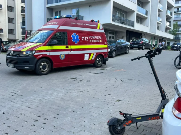 Accident în Șelimbăr: O fetiță de 10 ani a fost lovită de o trotinetă electrică pe strada Doamna Stanca!