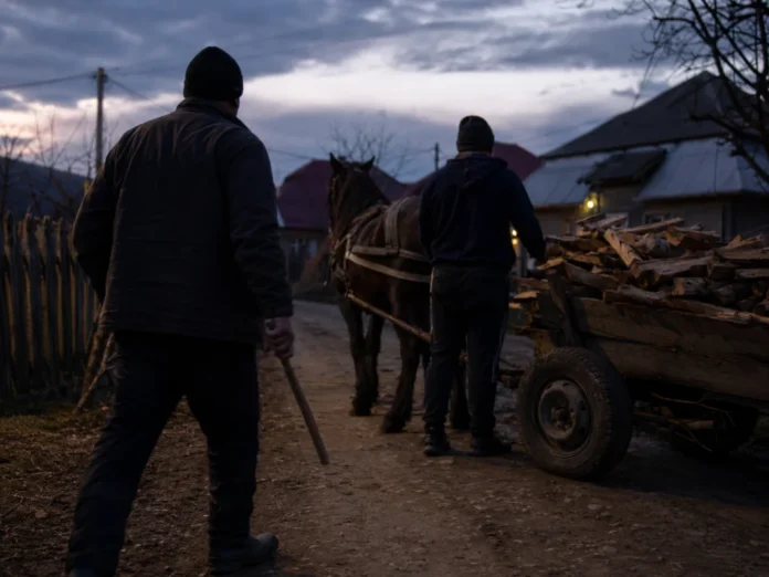 Locul agresiunii din Hoghilag unde a fost arestat bărbatul