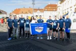 Jandarmii sibieni au alergat astăzi la Maratonul Internațional să suțină două proiecte importante pentru copiii din județul Sibiu!