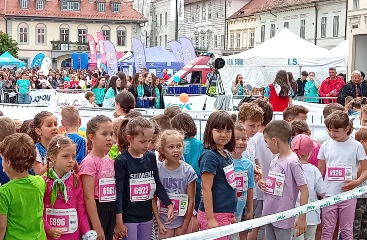 Copiii au cucerit străzile orașului la Maratonul Internațional Sibiu!