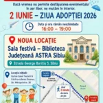 Ziua Adopției, sărbătorită astăzi la Sibiu. Evenimentul Alianței România Fără Orfani a fost mutat la Biblioteca ASTRA din cauza vremii