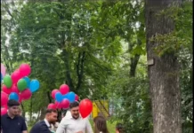 TSD Municipiul Sibiu a adus zâmbete și culoare copiilor de Ziua Internațională a Copilului Decor colorat și baloane la intrarea în evenimentul TSD pentru Ziua Internațională a Copilului din Sibiu