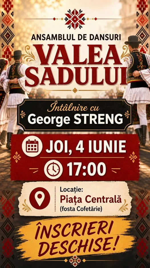 1813 Tineri dansatori din noul ansamblu dans Sadu, învățând tradiția sub George Ștreng