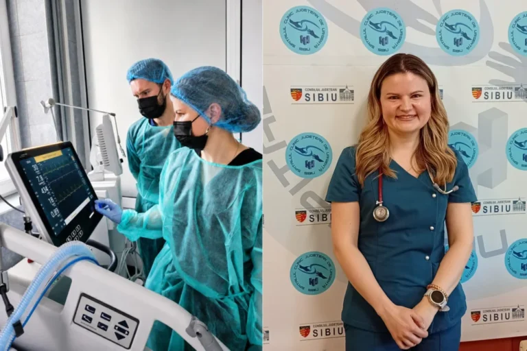 Dr. Ana Stănuleț, medic specialist ATI la Spitalul Clinic Județean de Urgență Sibiu: „Pentru mine, ATI înseamnă dedicare și responsabilitate”