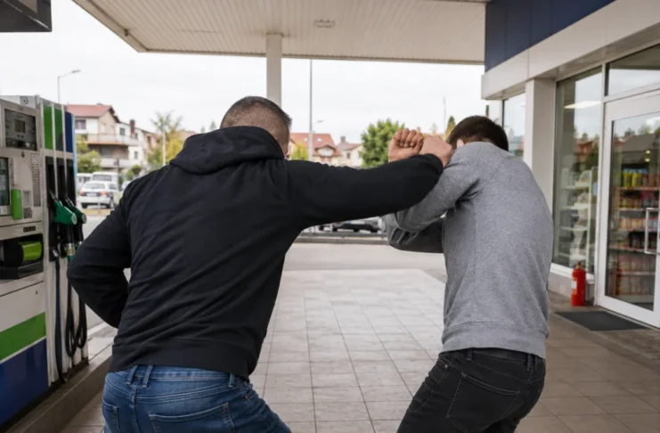 Bărbat condamnat după o bătaie într-o benzinărie din Miercurea Sibiului