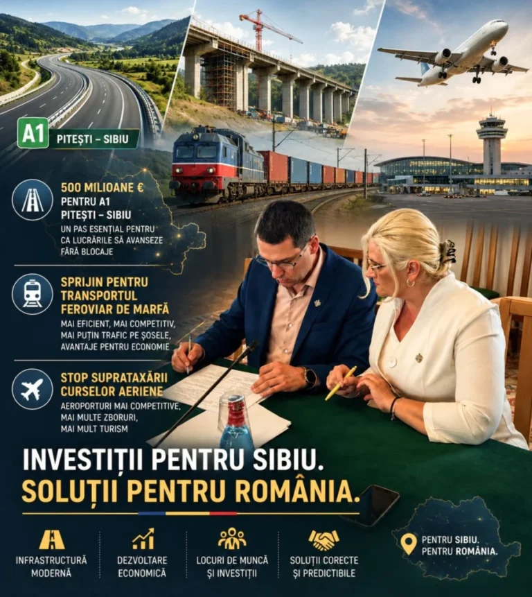 Senatoarea AUR Luminița Păucean Fernandes: Finanțarea Autostrăzii Sibiu–Pitești și proiectele pentru transport, pe agenda Comisiei pentru Transporturi
