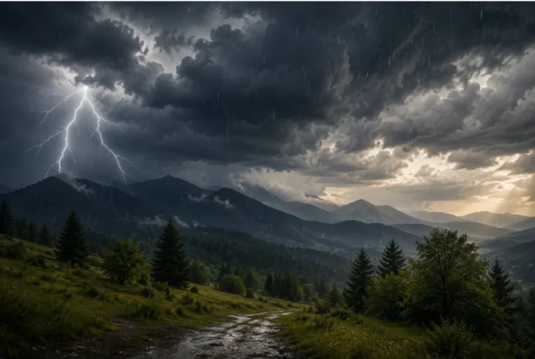 Vreme instabilă în județul Sibiu. Meteorologii avertizează asupra ploilor torențiale, vijeliilor și grindinei