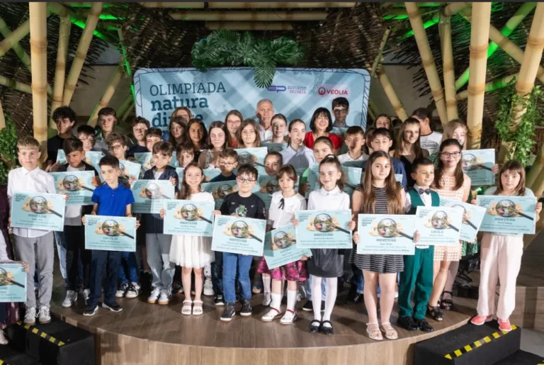 Veolia România a premiat câștigătorii primei ediții naționale a Olimpiadei „Natura dintre Ape”