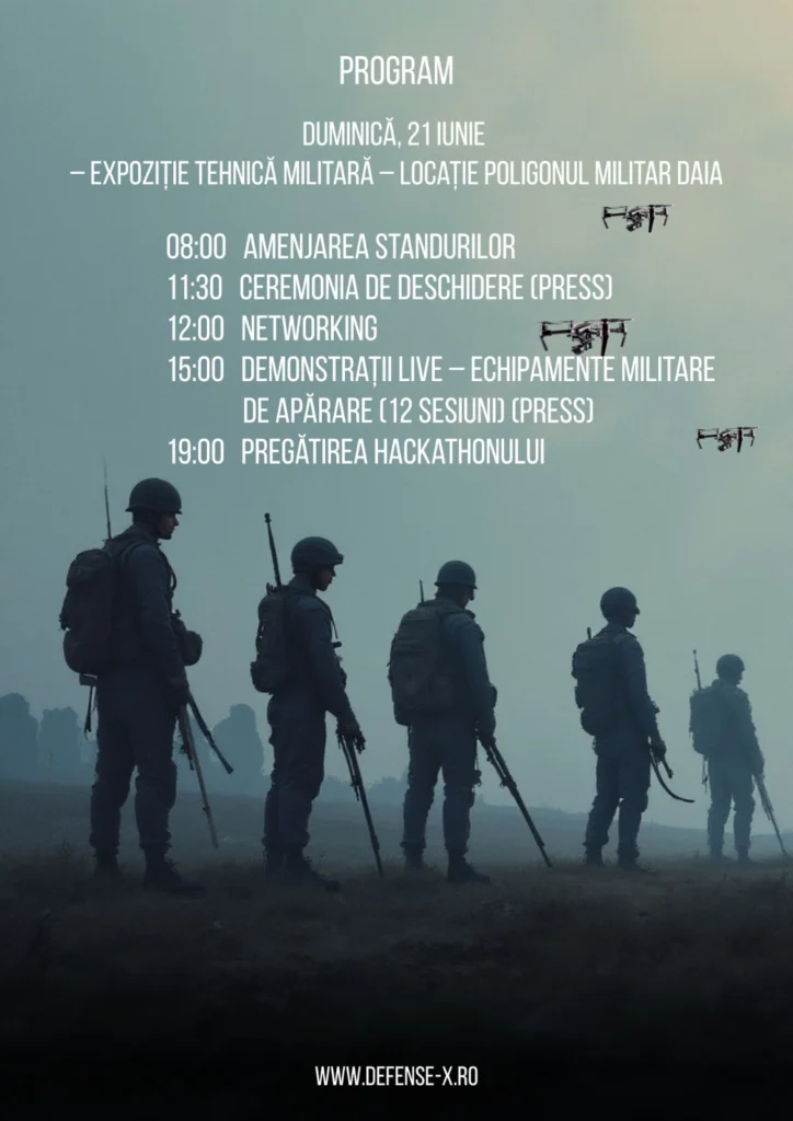 Sibiul devine capitala inovației militare. Hackathonul internațional Defense-X 2026 aduce la AFT cele mai noi tehnologii pentru apărare și securitate