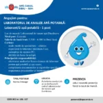Apă Canal Sibiu angajează laborant pentru Laboratorul de Analize Apă Potabilă.