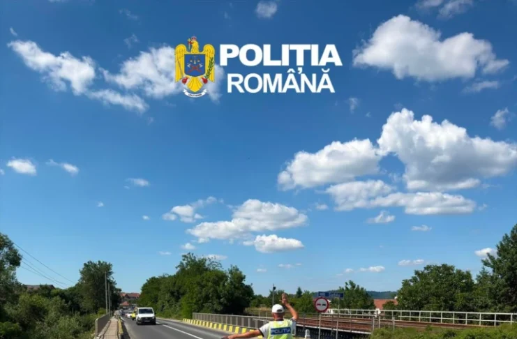 Acțiune a polițiștilor sibieni pe DN 7. Zeci de sancțiuni aplicate!