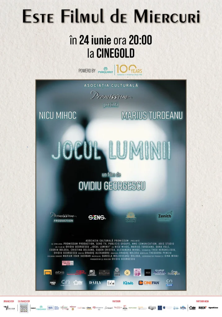 „Jocul luminii”, la granița dintre cinema și teatru, în proiecție specială la Sibiu