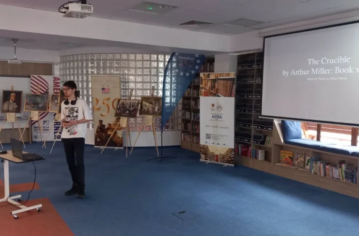 Studenții de la Litere și Limbi Moderne Aplicate au încheiat stagiul de practică la Biblioteca ASTRA Sibiu