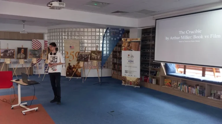 Studenții de la Litere și Limbi Moderne Aplicate au încheiat stagiul de practică la Biblioteca ASTRA Sibiu