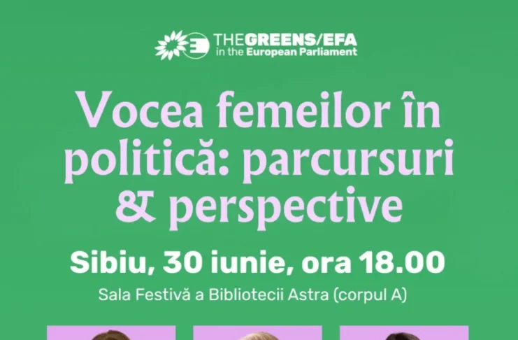 Studenții aflați în practică la biroul europarlamentarului Nicu Ștefănuță organizează la Sibiu o dezbatere despre rolul femeilor în politică