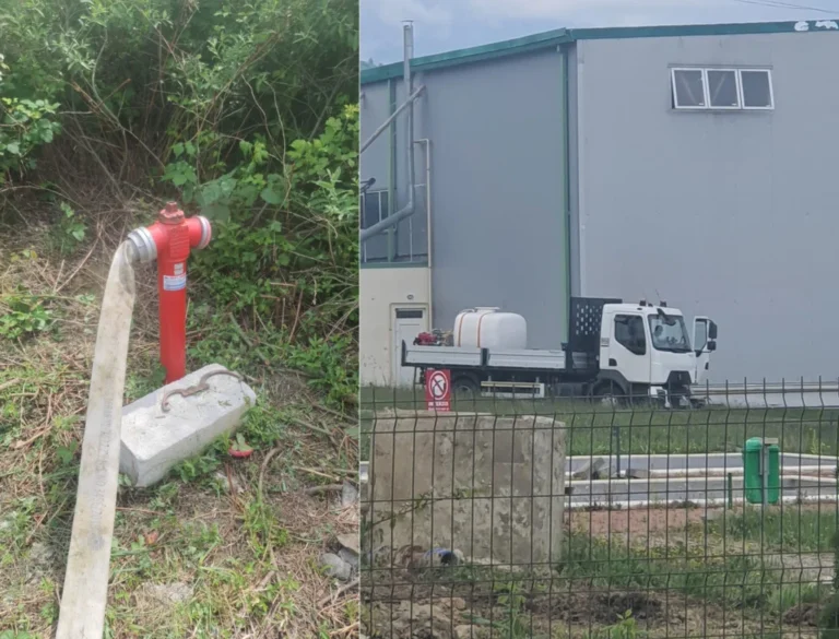 Apă din hidrantul Ștrandului Orășenesc Cisnădie pentru mașinile Gospodăriei Orășenești. Primăria și Apa Canal spun că tot consumul este contorizat și plătit