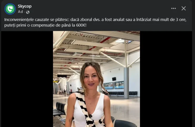 Aeroportul Sibiu: Skycop nu a plătit nimic pentru reclama filmată în aeroport. Nu există contract