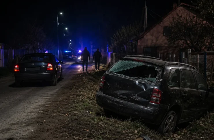Conflict ca-n filme între Brădeni și Retiș: urmărire cu BMW-uri, mașină în șanț și lovituri cu toporul