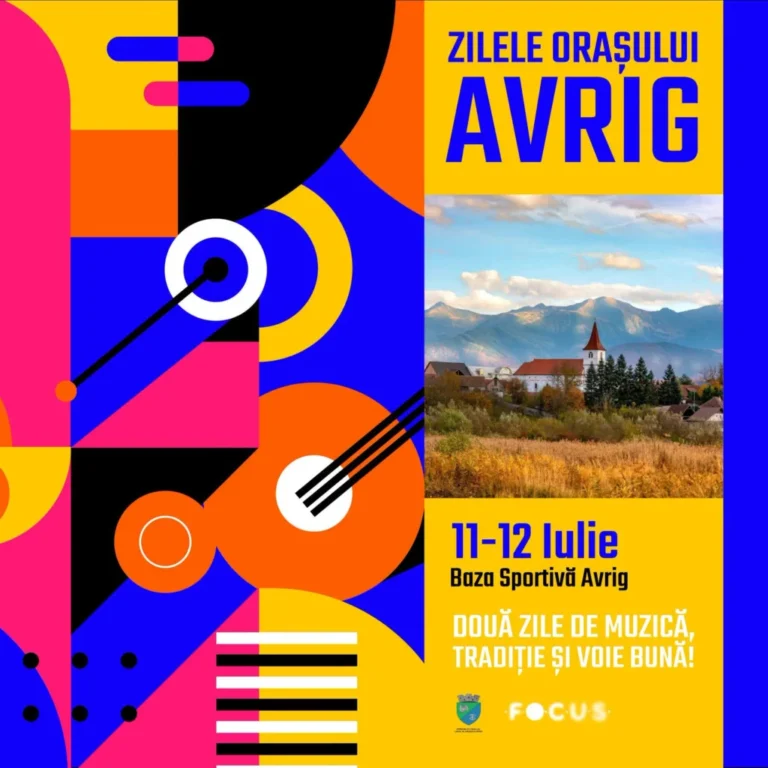Zilele Orașului Avrig revin pe 11 și 12 iulie. Două zile de muzică, tradiție și voie bună