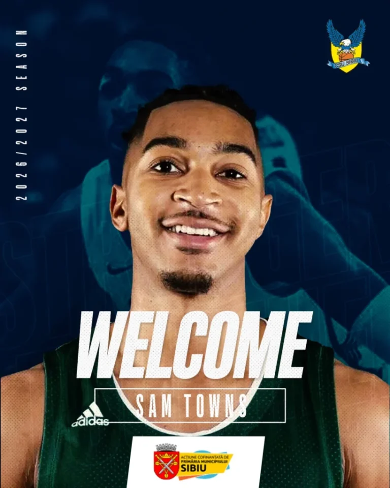 CSU Sibiu își întărește lotul cu americanul Sam Towns