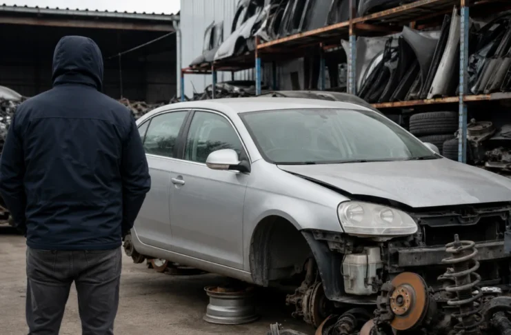 Bărbat amendat penal după ce a vândut mașina împrumutată de la un prieten. Autoturismul a ajuns la dezmembrări