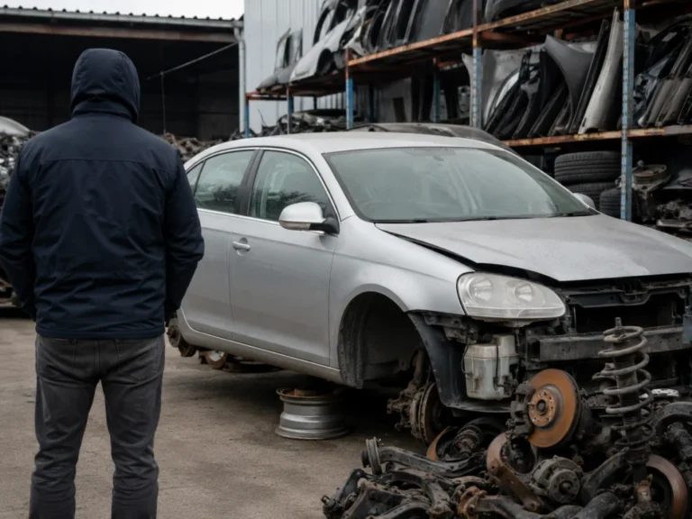Bărbat amendat penal după ce a vândut mașina împrumutată de la un prieten. Autoturismul a ajuns la dezmembrări