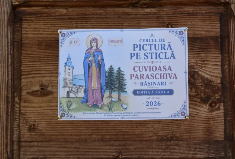 S-a deschis Cercul de pictură pe sticlă „Cuvioasa Paraschiva” din Rășinari. Cursurile au loc la fosta reședință episcopală