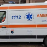 Bulevardul Vasile Milea din Sibiu, locul unde a fost găsit un bărbat înjunghiat.
