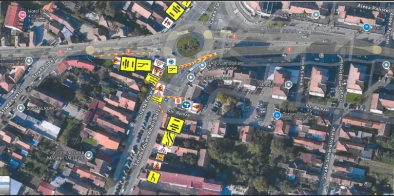 Noi restricții de trafic în Sibiu: lucrări la rețelele de apă și canalizare pe patru străzi până la sfârșitul lunii septembrie