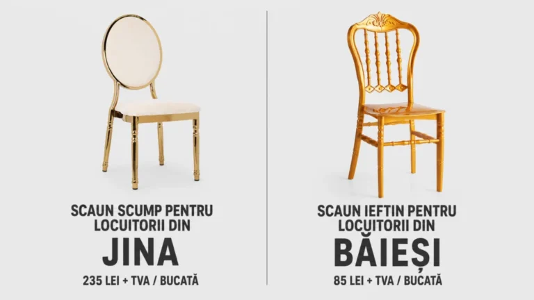 ANCHETĂ: Scaune scumpe pentru Jina, scaune ieftine pentru Băieși. Primăria a aplicat două standarde locuitorilor aceleiași comune