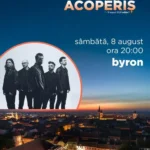 Byron cântă pe acoperișul Filarmonicii din Sibiu, la concert special din 8 august 2026.