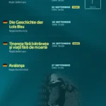 Afis sau scenă din Microstagiunea Secției Germane TNRS cu artiști pe scenă