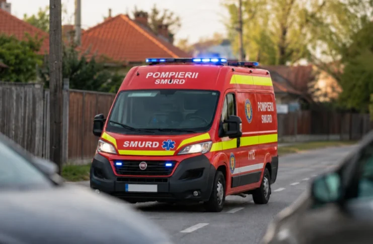Doi copii, răniți într-un accident produs pe strada Bâlea din Sibiu