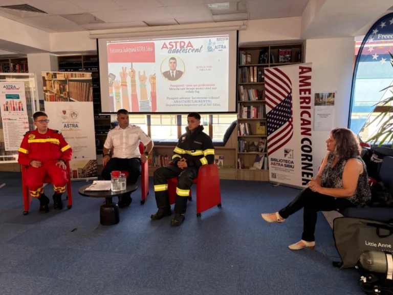 Adolescenții din programul ASTRA Adolescent au descoperit ce înseamnă cu adevărat profesia de salvator, alături de conducerea ISU Sibiu